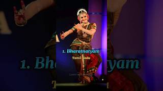 Top 10 Classic Dances of India  #shorts #dance #culture