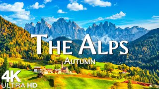 The Alps Autumn 4K - Scenic Relaxation Film With Calming Music - 4K Video Ultra HD