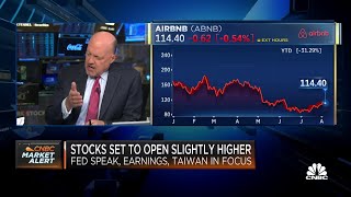 Airbnb will end up like Costco, people will go there because it's cheap, says Jim Cramer