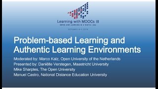 Problem-based Learning and Authentic Learning Environments