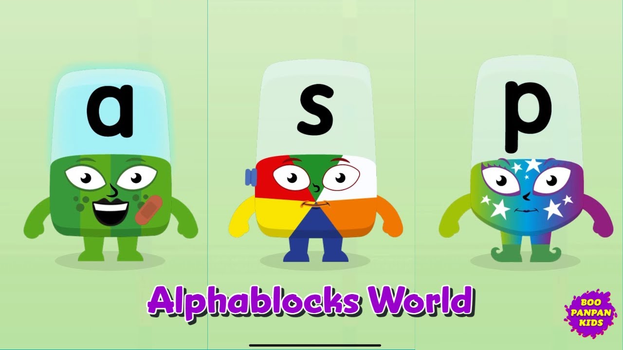 Alphablocks World Learning Alphabets Cartoon For Kids - The Fun Way To ...