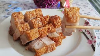 Never fails recipe - Crispy Roasted Pork Belly/Sio Bak & ❌ NO greasy oven 永远不会失败的食谱 ~ 脆皮烧肉❌不带油腻的烤箱。