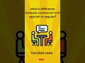 what is diff constructor and Ngoninit?