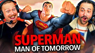 SUPERMAN: MAN OF TOMORROW (2020) MOVIE REACTION! FIRST TIME WATCHING!! Tomorrowverse | DC Animated