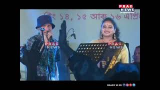 Heartthrob Zubeen Gargs live Bihu performance in Bongaigaon