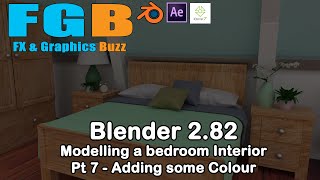 Realistic Bedroom Tutorial Pt 7 - Bit of colour