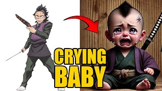 Demon Slayer Characters But Crying Baby 🌟Tanjiro Kamado - Nezuko Kamado - Kimetsu no Yaiba - Rui