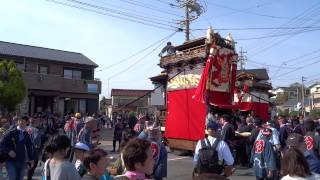 市場字　一六出る　春の山車まつり常滑祭礼2015　MAH01012