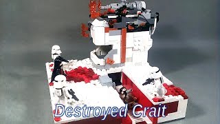 Lego Star Wars MOC - Destroyed Crait