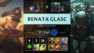 Renata Glasc Support vs Pyke: Vision Controller - EUW Challenger Patch 14.21