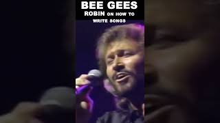 BEE GEES - interview on how to write hit songs #shorts  #brothers #beegees #barrygibb #jivetubin