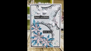 A Circle but NOT as a Circle - Changed layout again using Phill Martin products #crafting #crafts