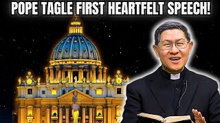 Breaking: Pope Tagle's Heartfelt Speech After Historic Election!