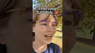 how to: Elmo voice (tutorial) #fypシ゚viral #fyp #comedy #viral #impression #elmo #funny #tiktok