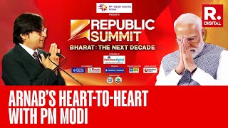 Arnab Has A Heart-To-Heart With PM Modi At Republic Summit; ‘Aapke Vision Se Hum Prerna Lete Hain’