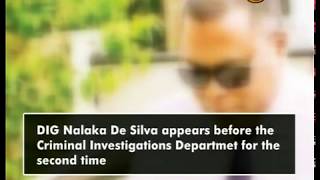 DIG Nalaka De Silva arrives at CID for the 2nd time