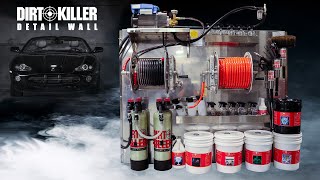 Dirt Killer Detail Wall - Commercial grade| Wall mounted pressure washer setup