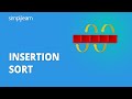 Insertion Sort | Insertion Sort In Data Structures | Insertion Sort Algorithm | Simplilearn