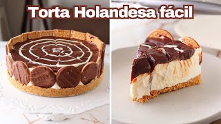 TORTA HOLANDESA FÁCIL SEM GELATINA - SUPER CREMOSA