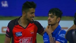 Umran Malik and Ishan Kishan teasing each other after match | MI vs SRH IPL 2022