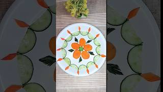 easy Vegetable Carving ideas l Carrot Cucumber cutting skills #saladcarving #vegetables #art #diy