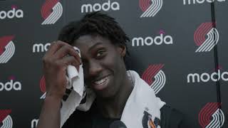 Sidy Cissoko Media Availability | February 18, 2025 | Portland Trail Blazers