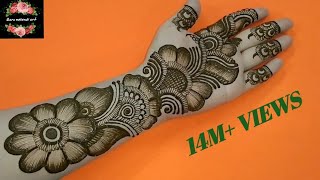 Rakhi Special | Beautiful Front Hand Mehndi | Easy Arabic Mehndi Design | #114 Zara Mehendi Art