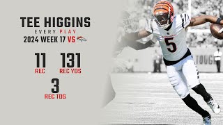 Tee Higgins Week 17 Replay: Every Target and Catch vs Denver Broncos