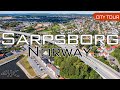 Sarpsborg, Norway - City Tour & Drone, 4k