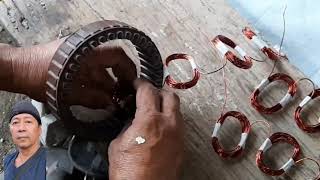 stator rewinding my way