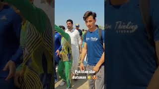 with Pakistan Batsman Ahmad Shehzad 🌟 #pakistan #pcb #psl #viral #shorts #cricket
