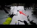 Skiing through pipe gone wrong!