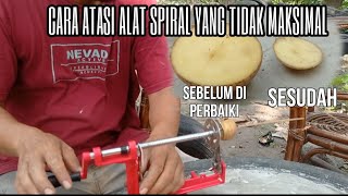 terbaru!! Cara mudah mengatasi alat spiral kentang bekerja tidak maksimal tanpa biaya!!