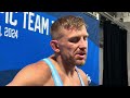Kyle Dake chokes up discussing his father's passing and qualifying for the Olympics again