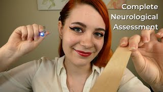 ASMR 🩺 Complete & Detailed Neurological Assessment | Mental Status Test, Cranial Nerve Exam, & More!