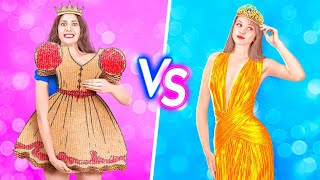 RICH PRINCESS VS POOR PRINCESS || || Funny Rich VS Broke Girl Situations by 123 GO Like!