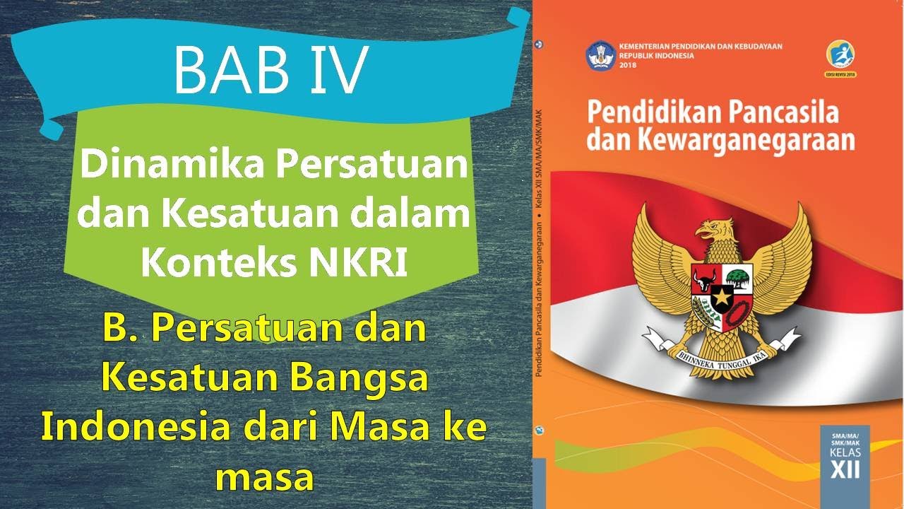 Video Pembelajaran PPKn || Materi Kelas XII Bab.4.B.Persatuan ...