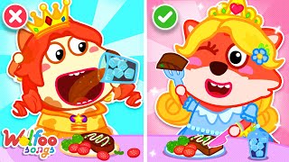 How to be A Princess? 👸 Good Manners Songs | Nursery Rhymes \u0026 Baby Songs | Wolfoo Channel