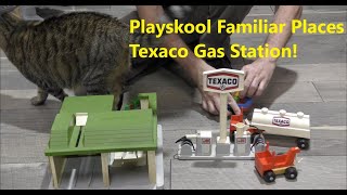 Vintage Playskool Texaco Familiar Places Playset Showcase! 70s Toy History!