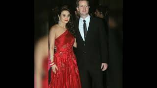 प्रीति जिंटा अपने पति के साथ ll Priti Zinta With Her Husband 💕🌺💞