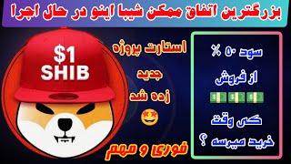 هشدار مهم : بزرگترین اتفاق ممکن برای ارز دیجیتال شیبا اینو  در حال اجرا / استارت پروژه جدید زده شد