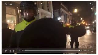 Vlogger beaten by police during live stream Enschede, The Netherlands