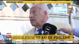 Cristian Tudor Popescu, despre condamnarea lui Voiculescu in dosarul ICA