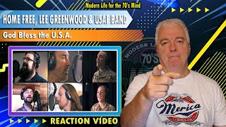 Home Free, Lee Greenwood & USAF Band God Bless the USA REACTION VIDEO