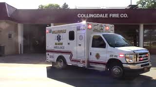 Collingdale Fire Company Ambulance 33 Responding