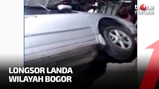 Tembok Penahan Tanah di Bogor Longsor, Rumah dan Mobil Warga Terdampak | tvOne Minute