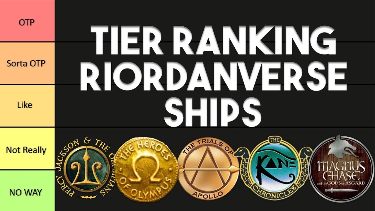 Tier Ranking Riordanverse Ships Youtube