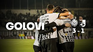 GOLOVI | FK Partizan - FK Radnički Niš 3:1 (2:1) | Natho, Filipović i Zubairu ⚫⚪