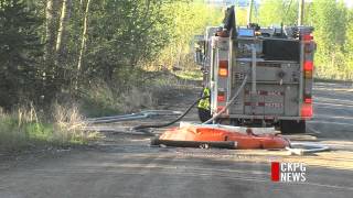 Blaze destroys Building On Pickering Road