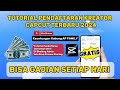 TUTORIAL PENDAFTARAN KREATOR CAPCUT 2024 LIMA MENIT AUTO LOLOS 😭